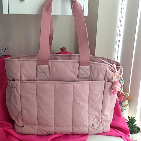 Handbags - Pink Travel/ work tote bag